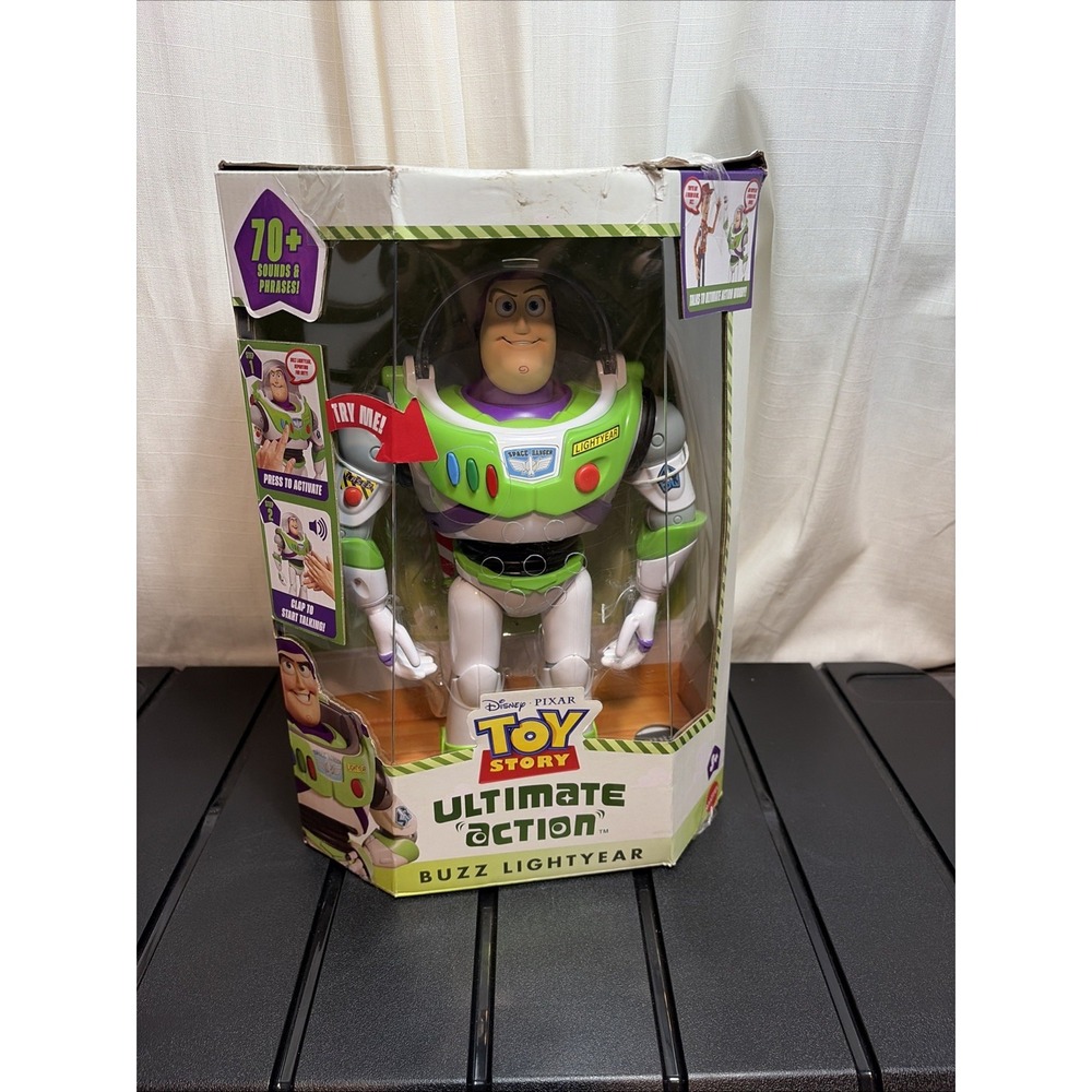 Disney Mattel FigurePixar Toy Story Ultimate Action Buzz Lightyear NEW SEE PICS